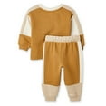 thumbnail image 2 of George Baby Boys' Two Piece Colour Block Sweatshirt Set, 2 of 2