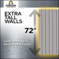 thumbnail image 4 of Arrow Elite Steel Storage Shed, 14x12, Anthracite, 4 of 8