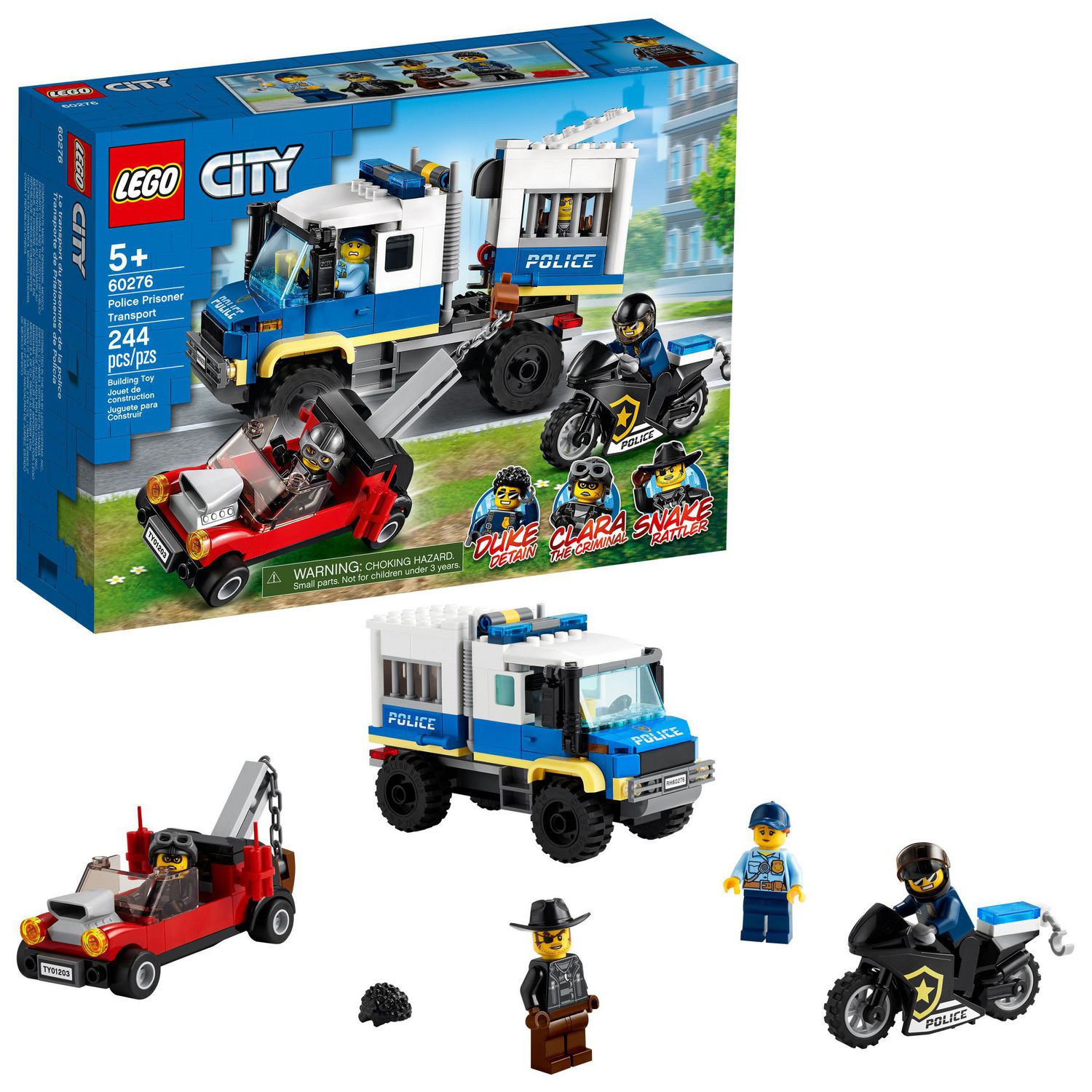 Barcelona symaskine medaljevinder LEGO City Police Prisoner Transport 60276 Toy Building Kit (244 Pieces) |  Walmart Canada