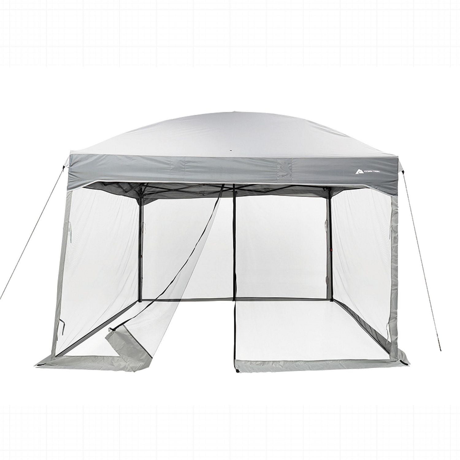 Ozark Trail 11FT x 11FT STRAIGHT LEG CANOPY WITH MESH CURTAIN 