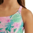 thumbnail image 3 of Justice Girls' One Shoulder One Piece Swimsuit, 3 of 5