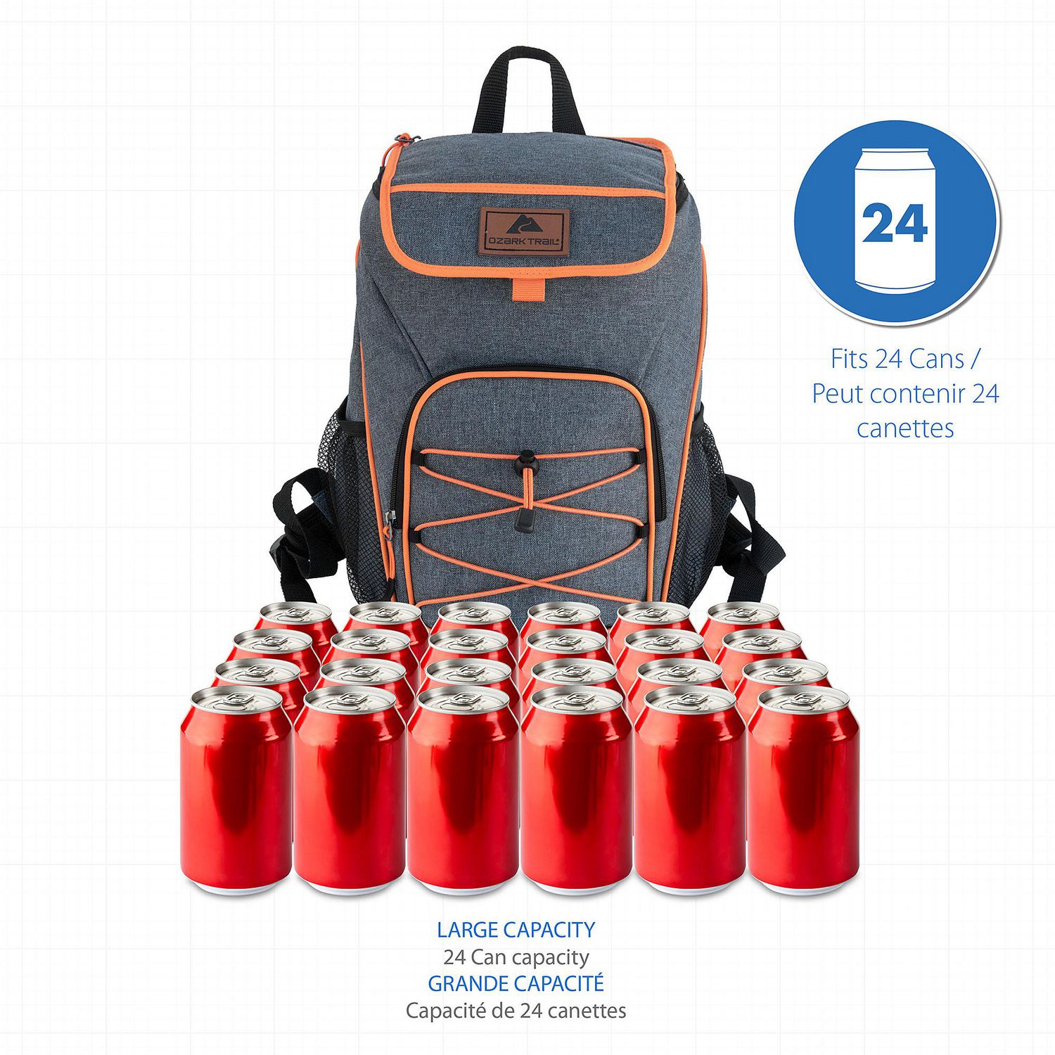 Ozark trail 24 can clearance backpack cooler