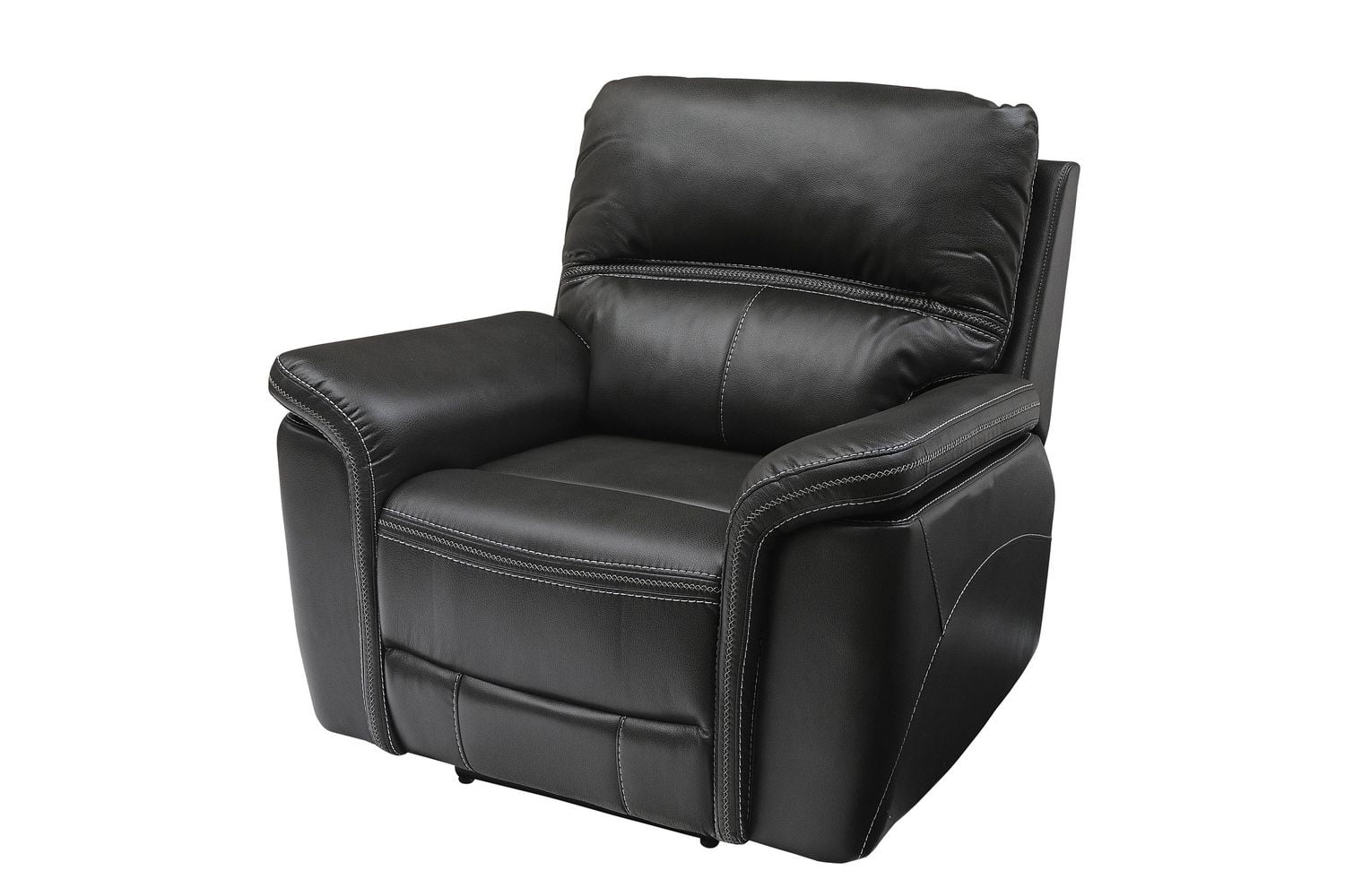 K-LIVING LOUSIANA LEATHAIRE POWER RECLINER CHAIR IN GREY | Walmart Canada