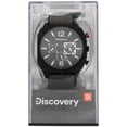thumbnail image 3 of Discovery Men’s Multi-Function Analog Watch – Black Fashion Dial / Grey Strap, 3 of 3