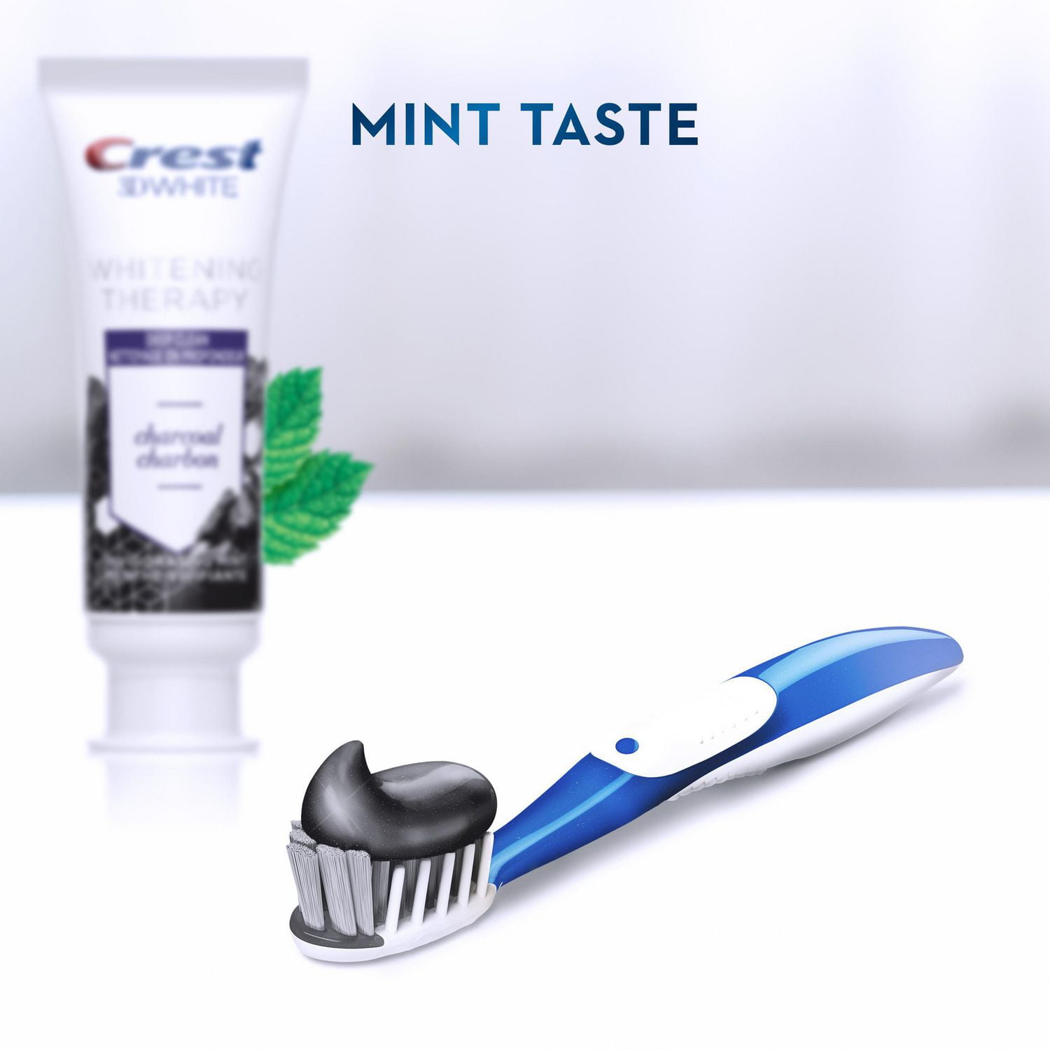 Crest 3D White Whitening Therapy Charcoal Deep Clean Fluoride