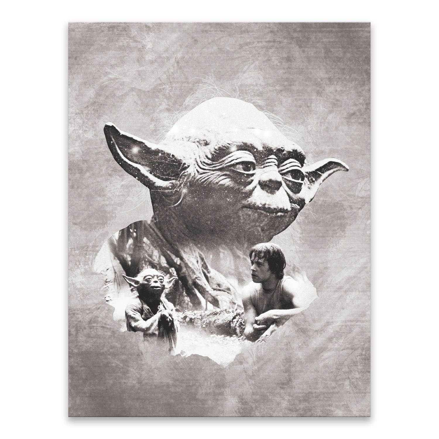 Ontmoedigen Pellen Geschikt Artissimo Designs Star Wars Artistic Yoda Printed Canvas | Walmart Canada