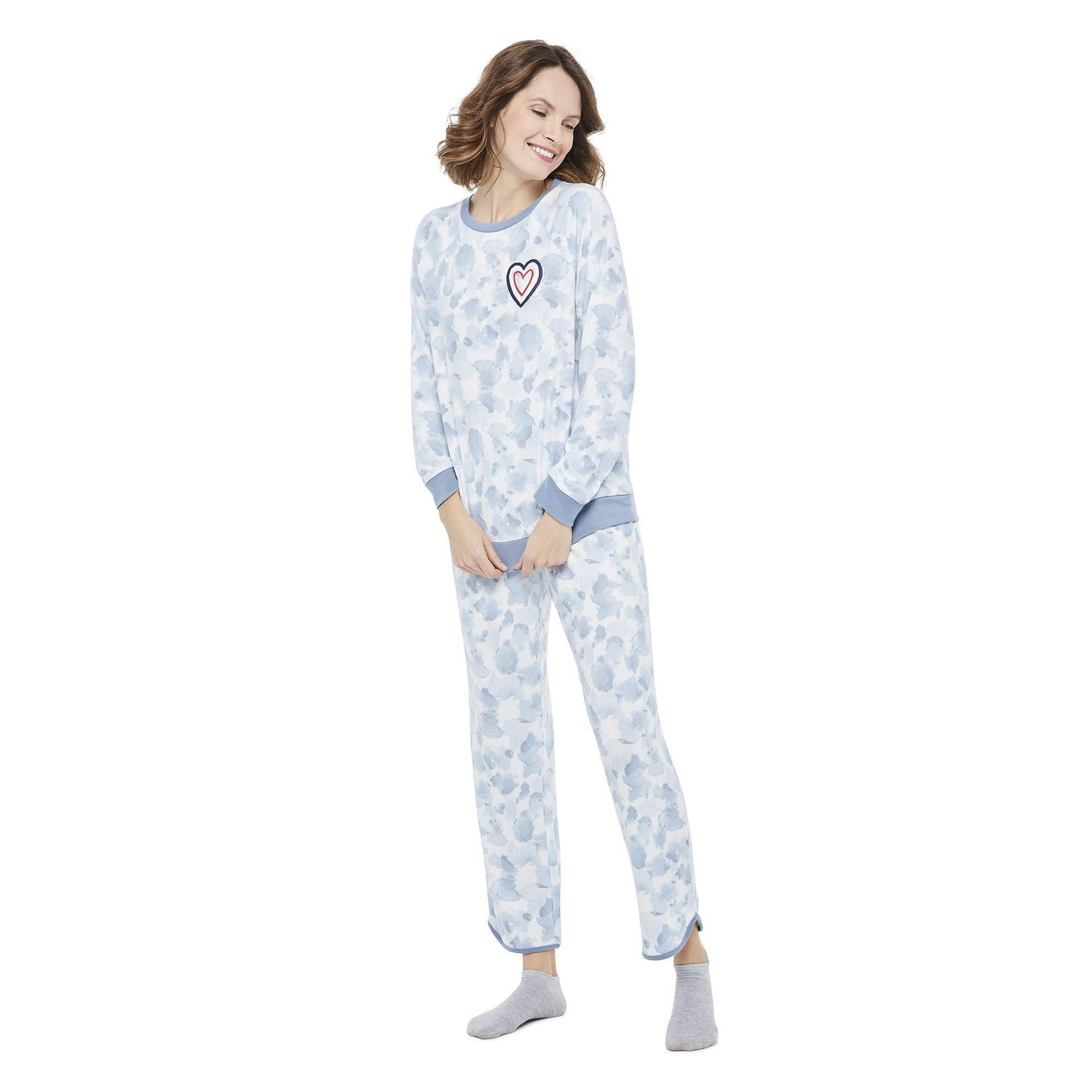 LOVE Ellen DeGeneres Women s Yummy Pajamas 2 Piece Set Walmart