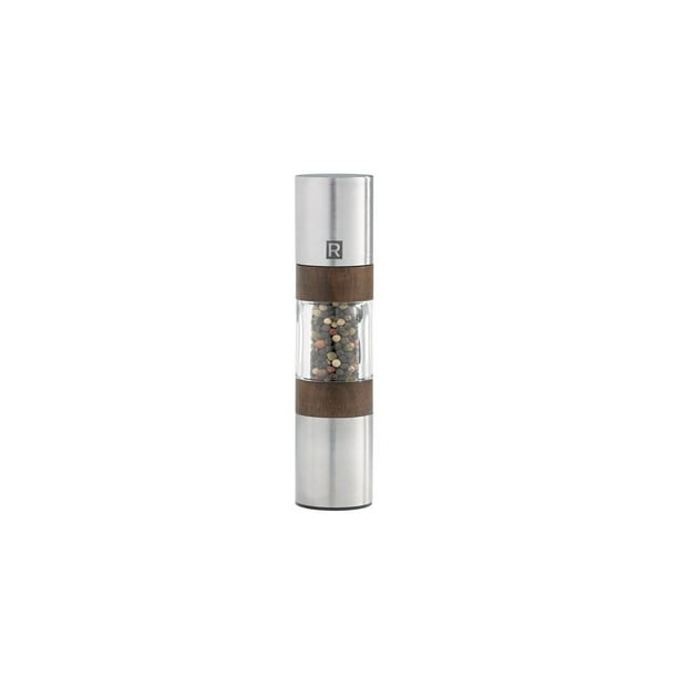 Ricardo Stainless Steel and Wood Salt/Pepper Grinder Walmart.ca