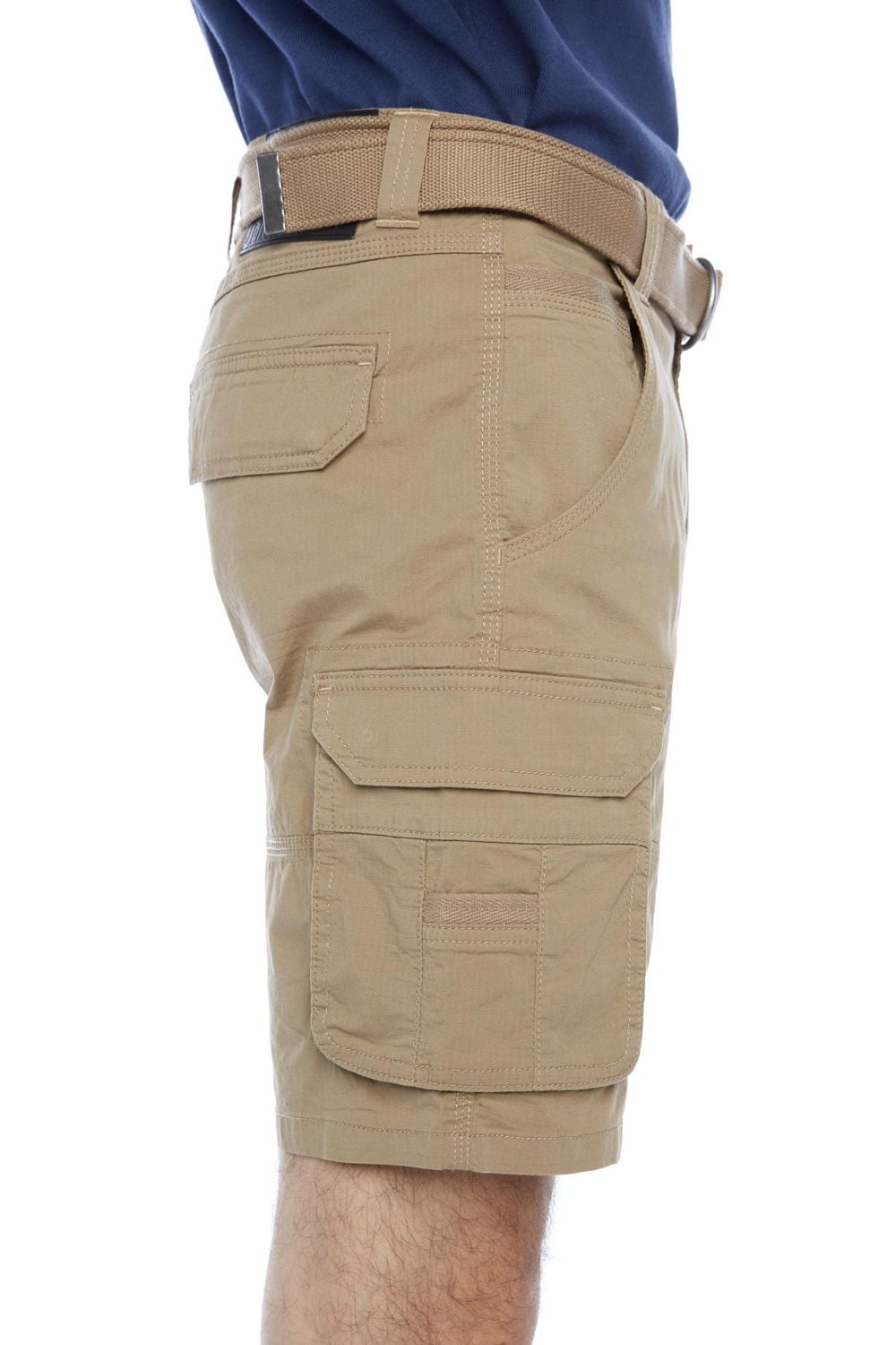 Jeaniologie ™ Men's Belted Cargo Short - Beige