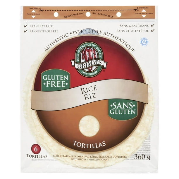 Grimm's Gluten Free Rice Tortillas Walmart.ca