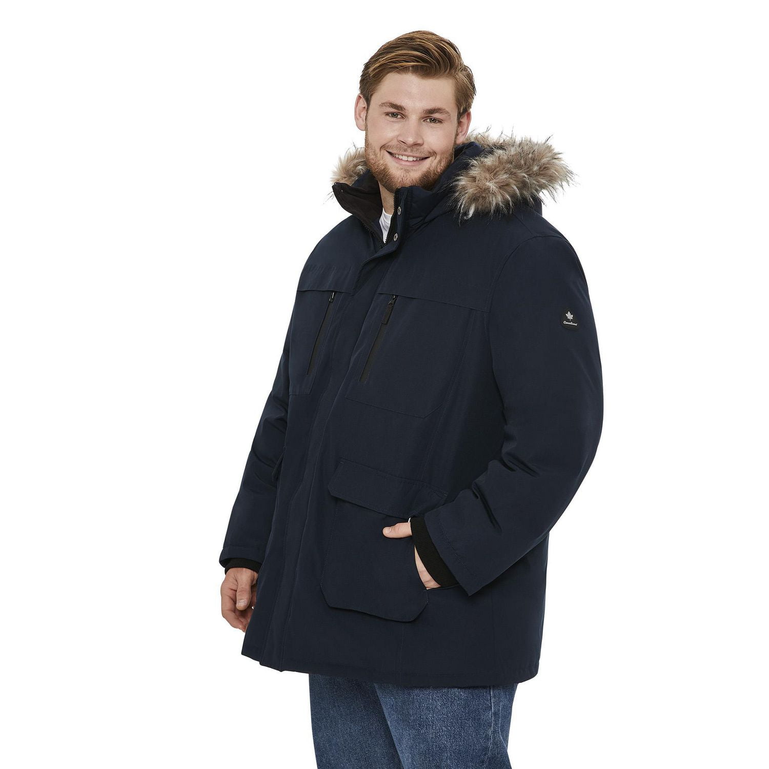 Canadiana Big Men's Hooded Parka