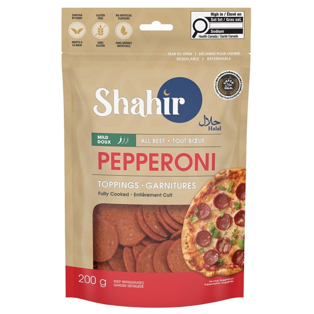 Garnitures de pepperoni au bœuf 100% tout bœuf<br> Zabeeha À La Main