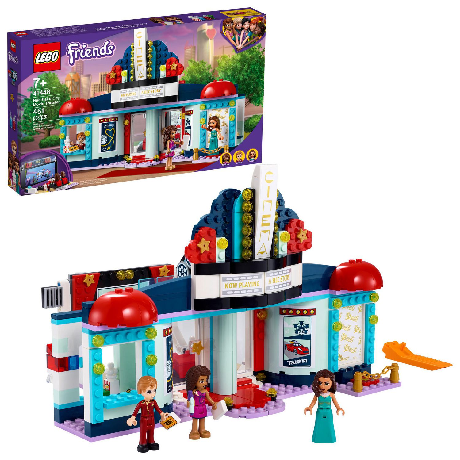 LEGO Friends Heartlake City Movie Theater 41448 Toy Building Kit