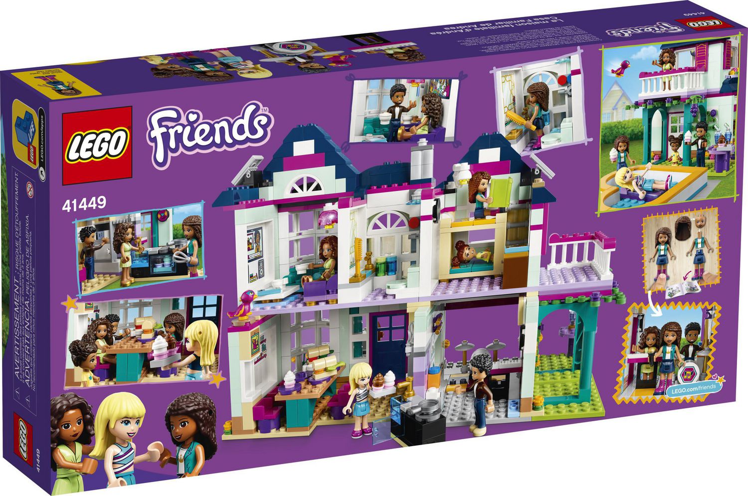 LEGO Friends Andrea's Family House 41449 Toy Building Kit (802