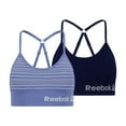 thumbnail image 1 of Reebok Ladies' Underwear 2 Pack Seamless Longline Performance Bralettes, 1 of 4