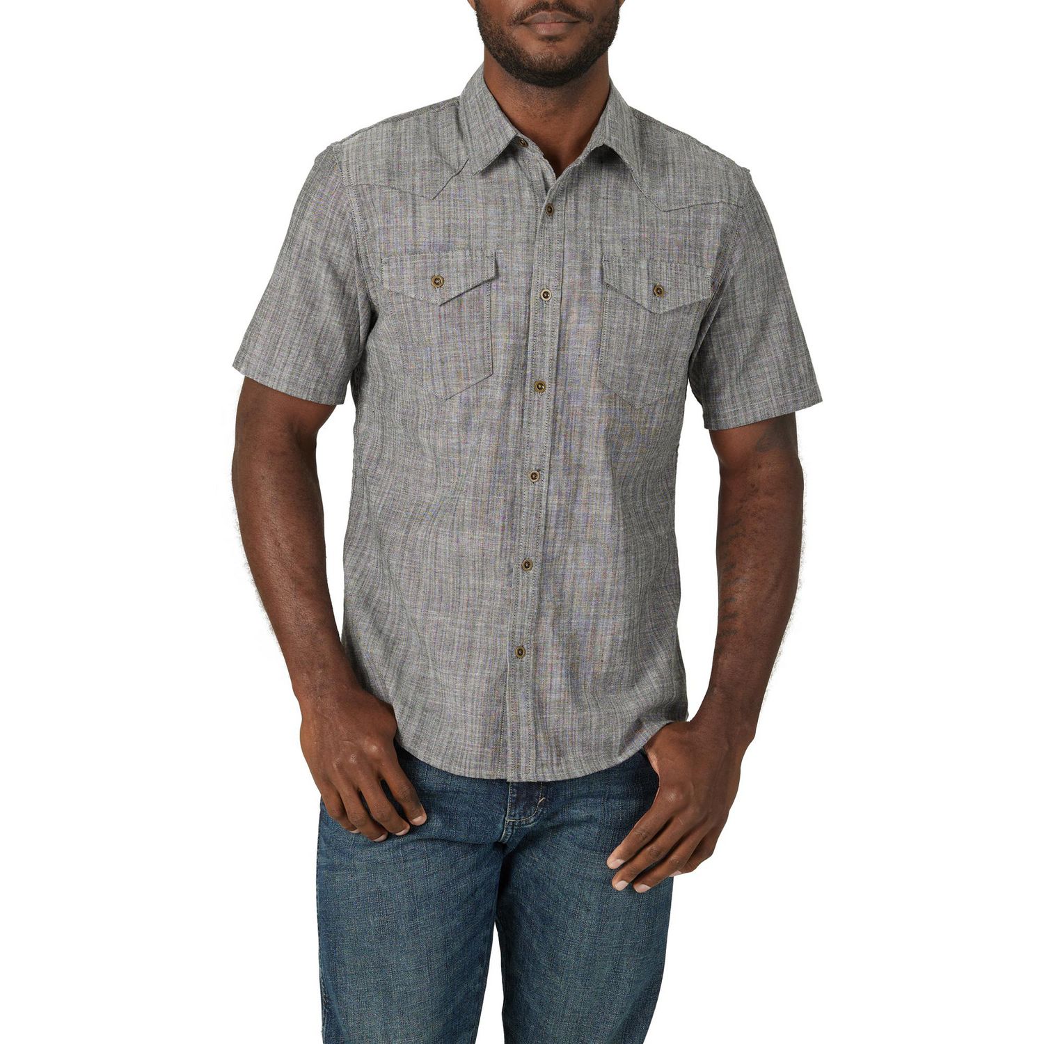 wrangler grey shirt