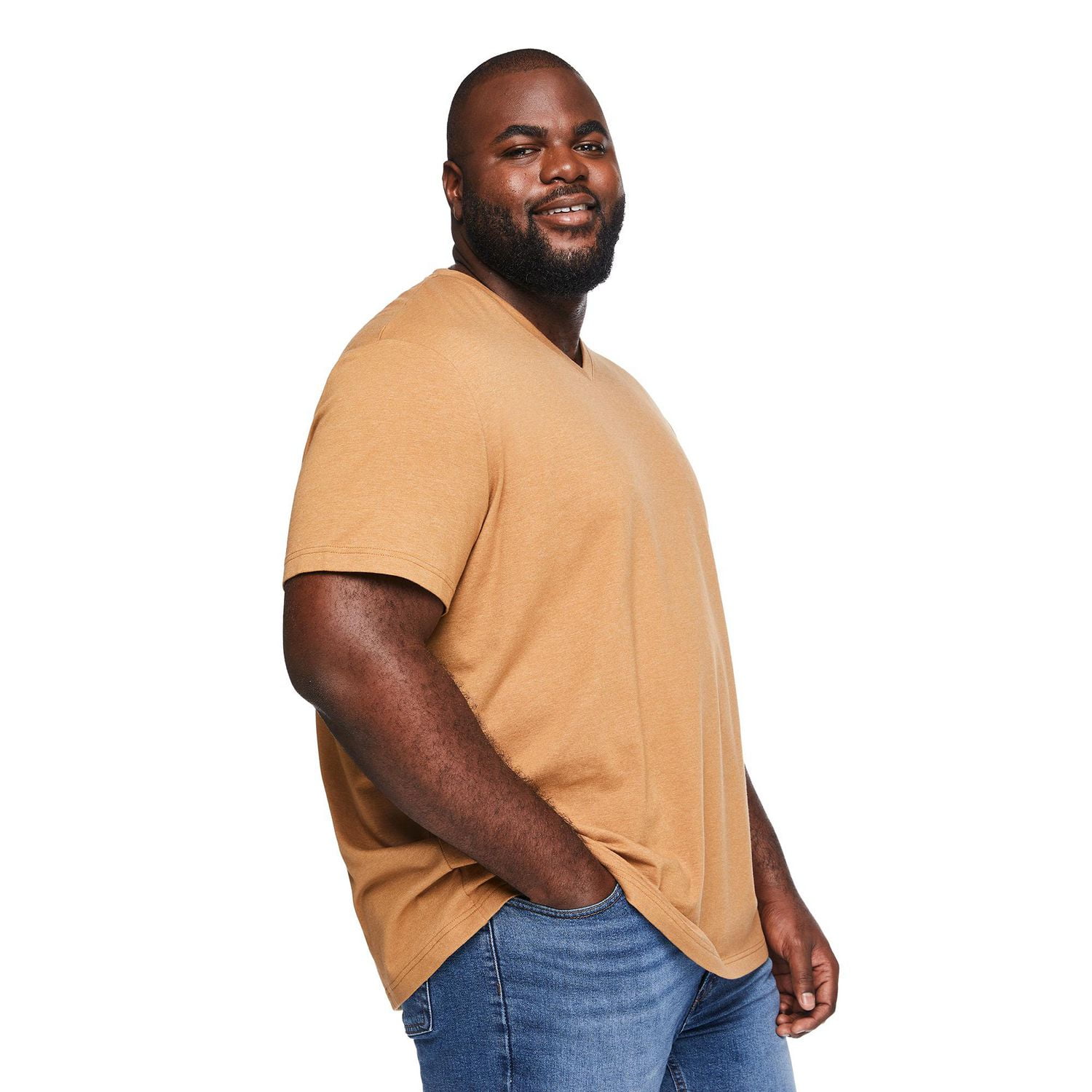 George Big Men's Stretch V-Neck T-Shirt