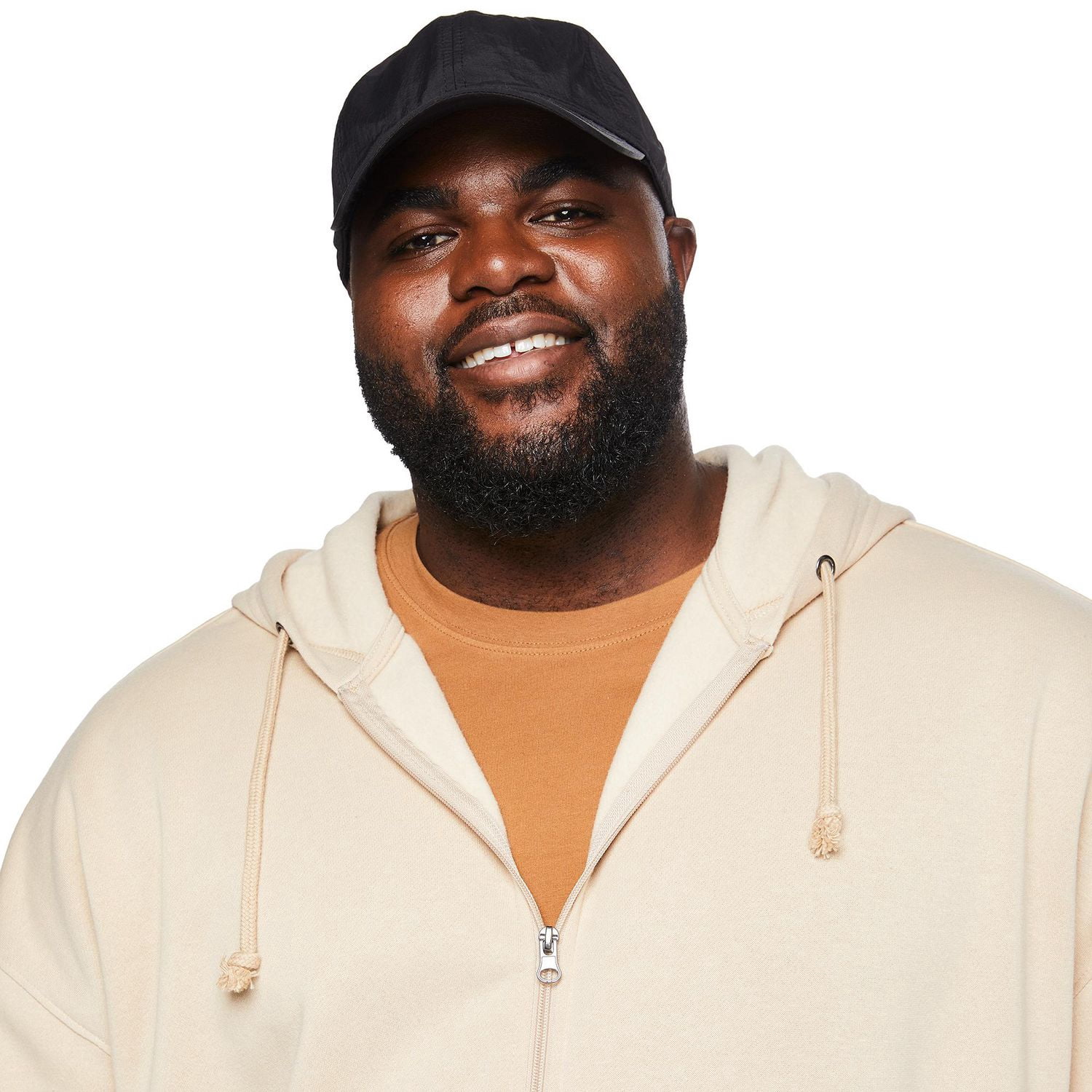 George Big Men's Full Zip Hoodie