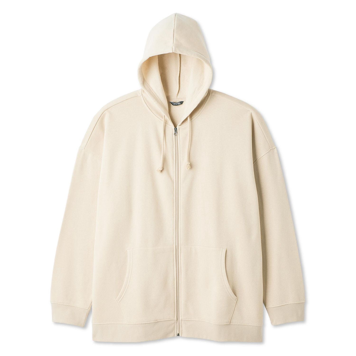 George Big Men's Full Zip Hoodie