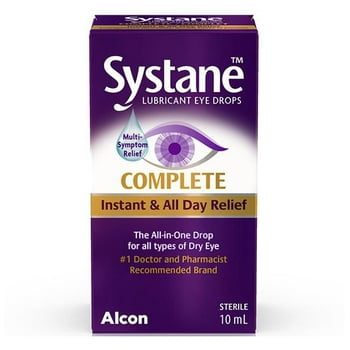 Gouttes oculaires lubrifiantes SYSTANE(MD) Complet, gouttes oculaires pour la sécheresse oculaire