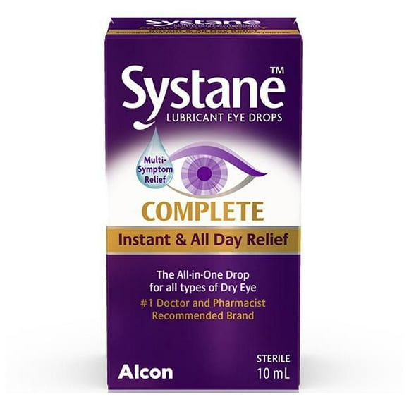 SYSTANE® Complete, Lubricant Eye Drops, Eye Drops For Dry Eyes, 10 mL