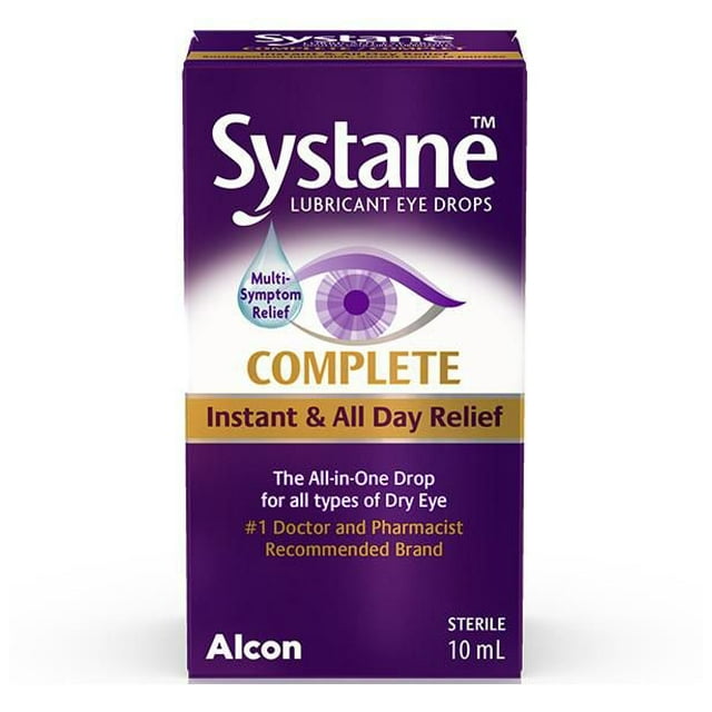SYSTANE® Complete, Lubricant Eye Drops, Eye Drops For Dry Eyes