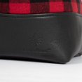 thumbnail image 3 of Canadiana Buffalo Check Storage Tote Red/Black, 3 of 5