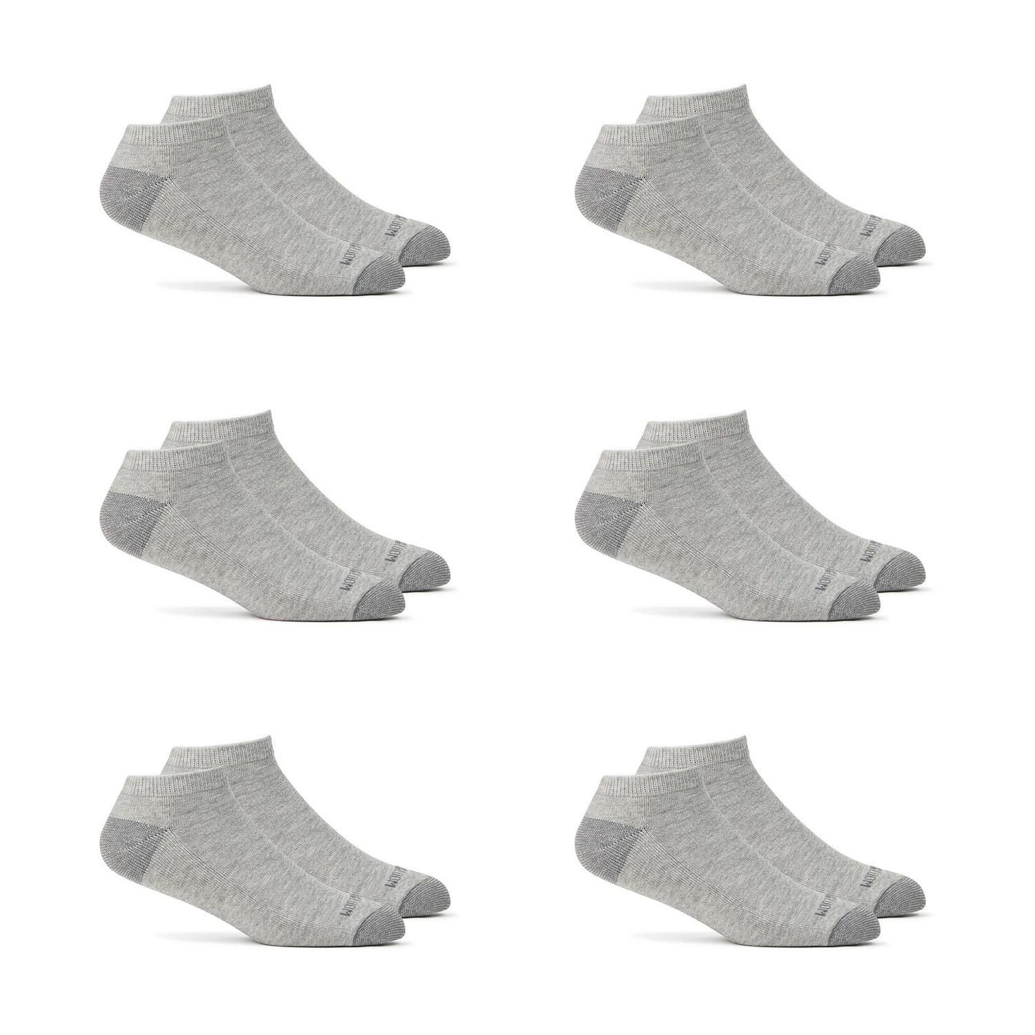 Fruit of the Loom Men's Dual Defense Low Cut Socks 6 Pairs, Men's Low Cut Socks 6 Pairs