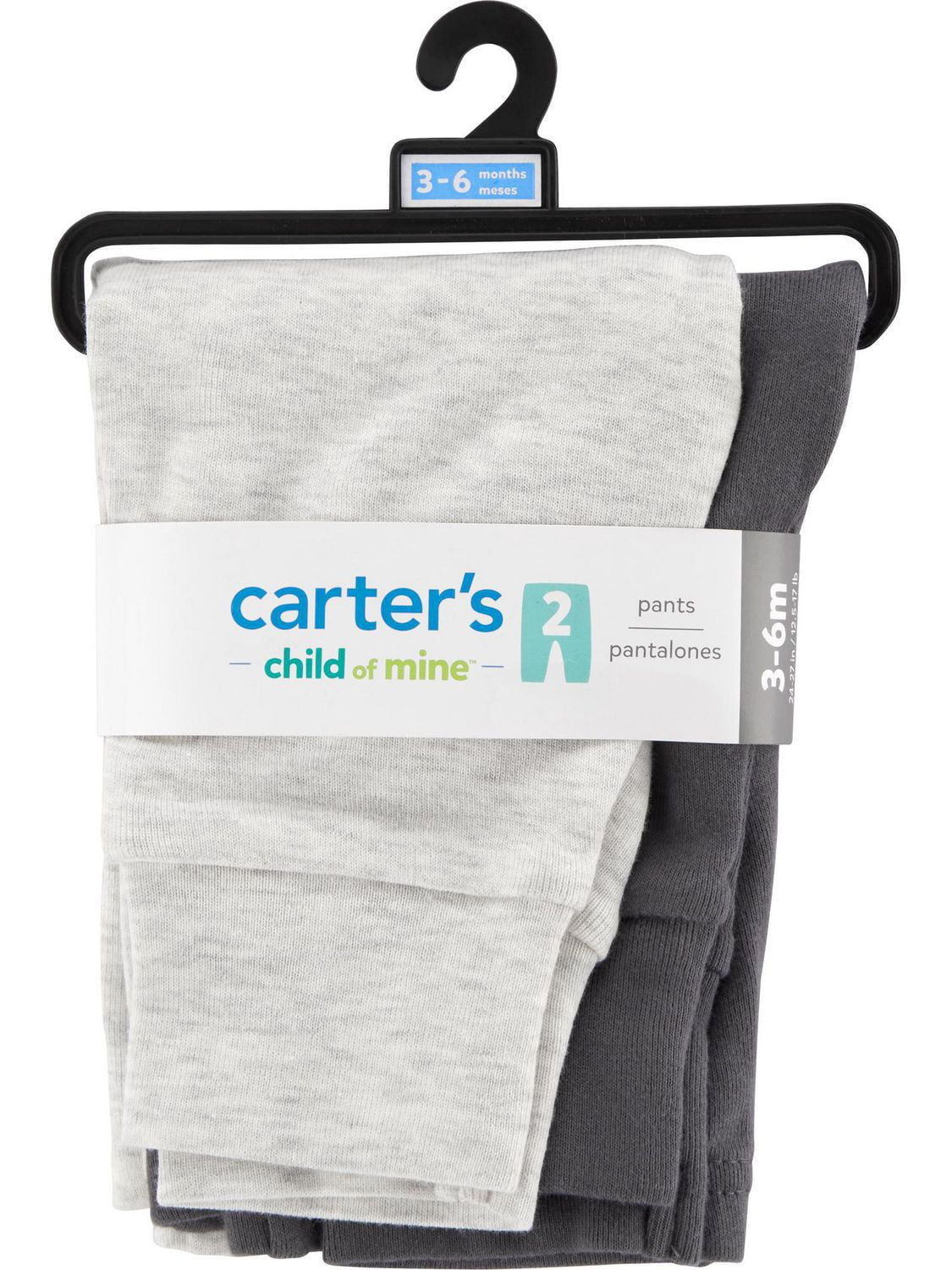 Carter's Child of Mine Baby Boys' 2-Pack Pants - Blue, Sizes Newborn-12 Months