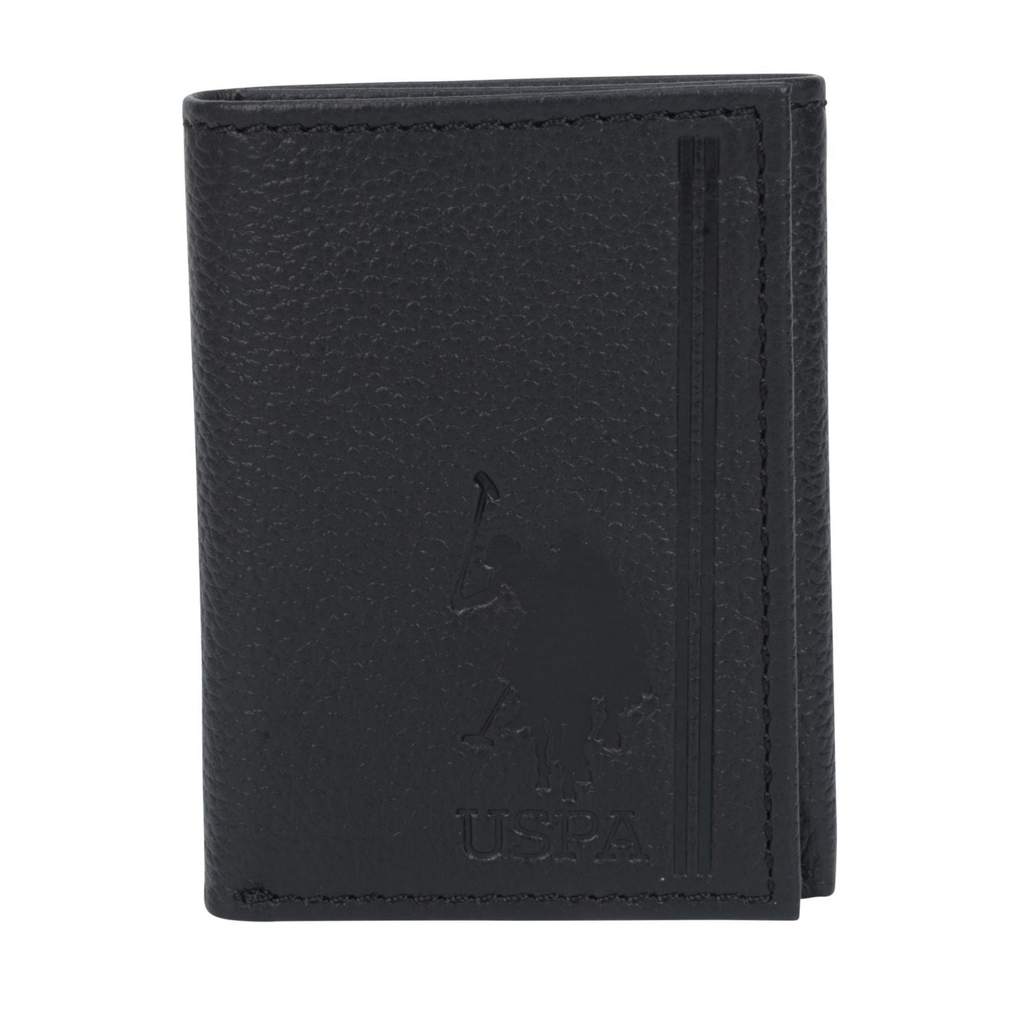 Portefeuille À Trois Volets Avec Embossage Et Marquage Estampé