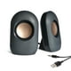 onn. 100009049 USB/3.5 mm AUX Wired Portable Stereo Speakers, Integrated volume control - image 2 of 4