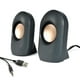 onn. 100009049 USB/3.5 mm AUX Wired Portable Stereo Speakers, Integrated volume control - image 1 of 4