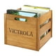 Disque en bois et caisse en vinyle Victrola – image 1 sur 3