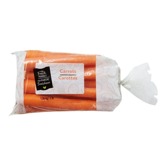 Carrots, Your Fresh Market, 3 lb bag
