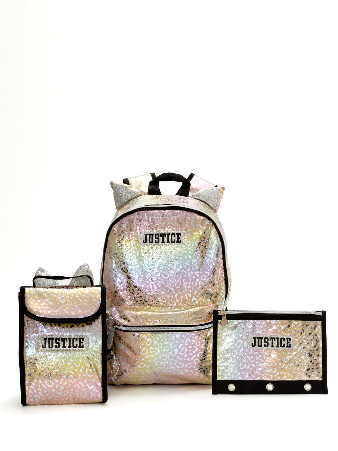 Cheetah initial 2024 sequin backpack