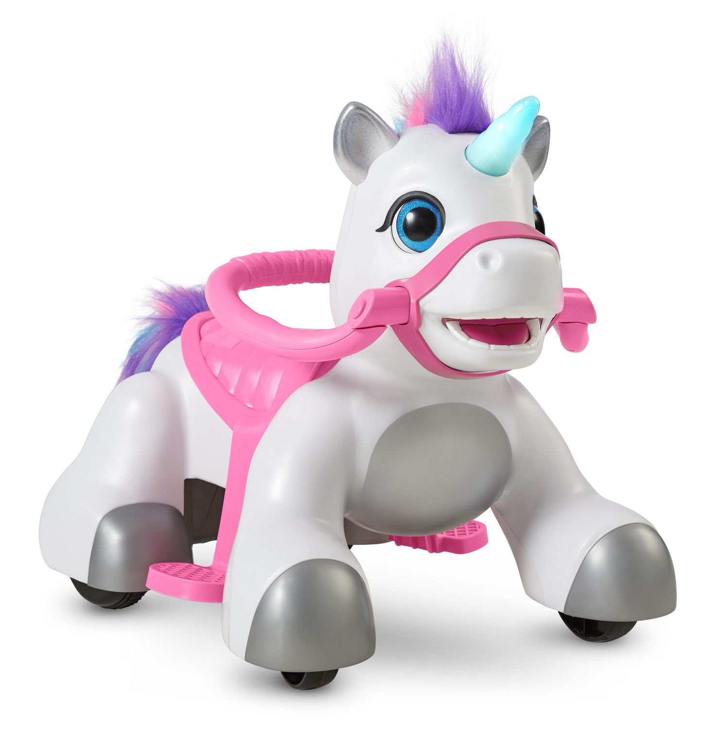 Rideamals Unicorn 6-Volt Ride-On Toy Kid Trax Girls Playtime Fun Battery 