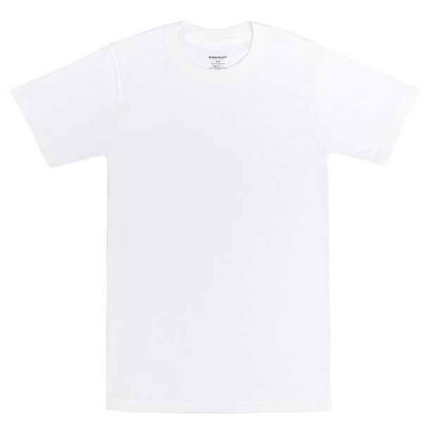 T-Shirt à encolure ras du cou en 100 % coton Essentials de Stanfield's pour hommes, paq.de 2