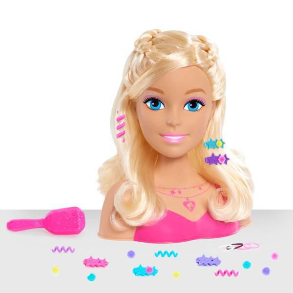 Tête de Coiffure Barbie Fashionistas - Cheveux Blonds