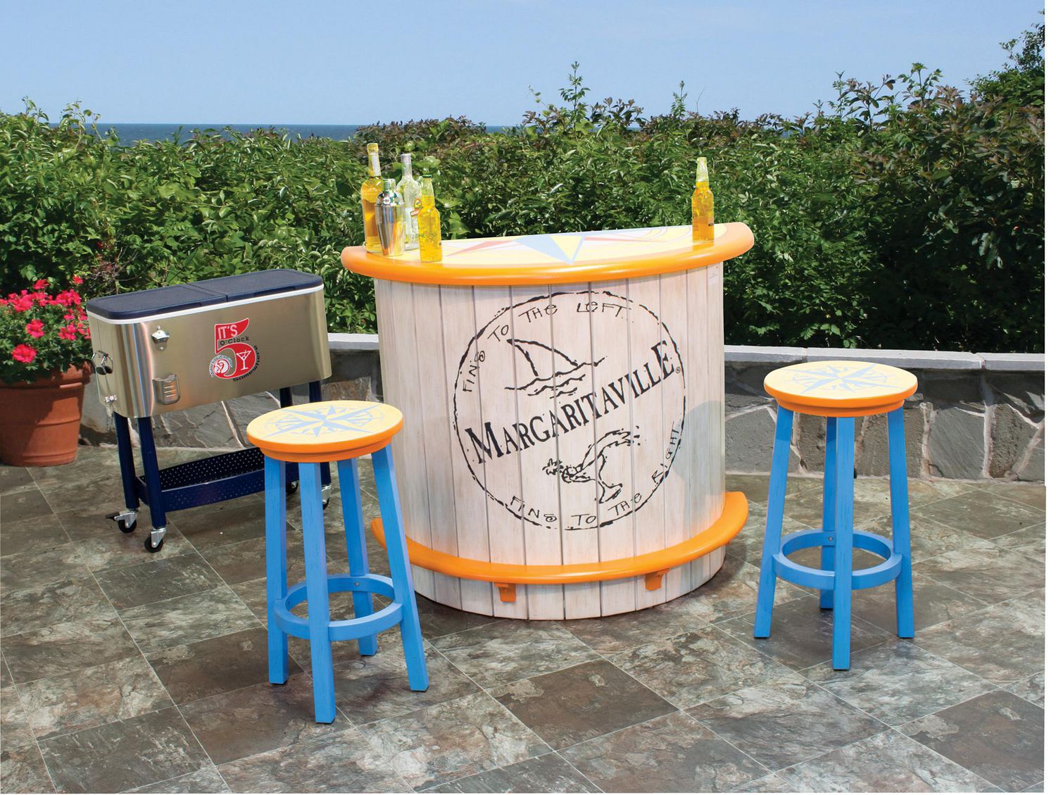 Margaritaville Bar Stool Nautical Compass Walmart Canada