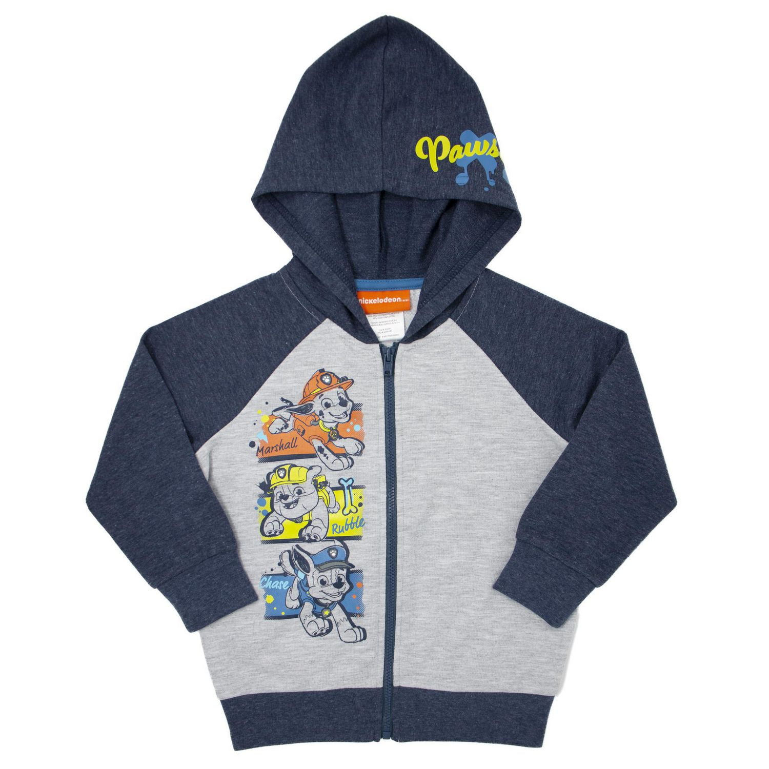 paw patrol zip up hoodie