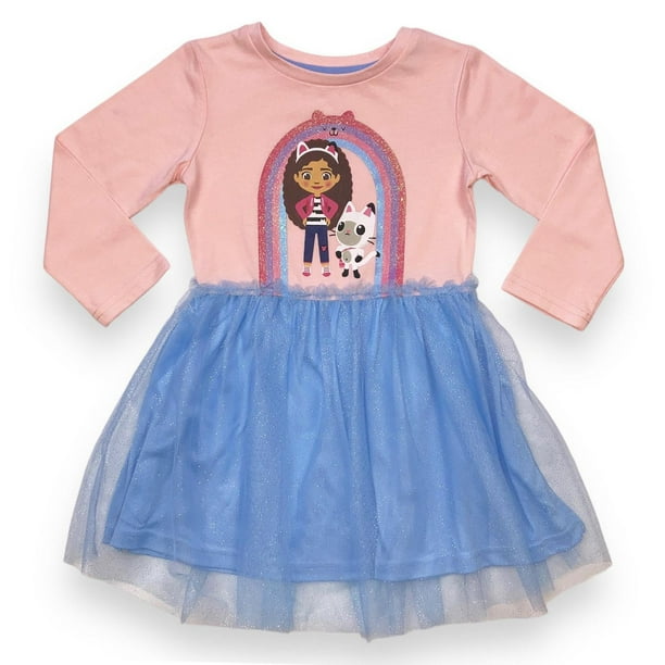 Gabby's Dollhouse Toddler Girl long sleeve Tutu Dresss - Walmart.ca