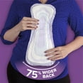 thumbnail image 3 of Poise Incontinence Pads for Women, 8 Drop, Overnight Absorbency, Extra-Coverage, 36Ct, 3 of 7