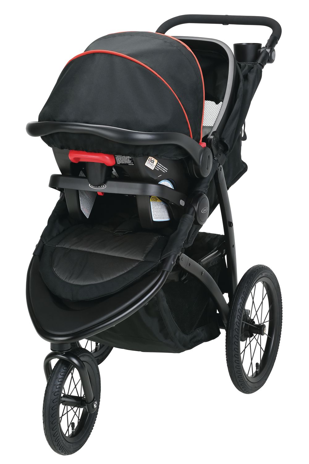 Graco Baby RoadMaster Jogger Travel System Jogging Stroller with Infant Car Seat 