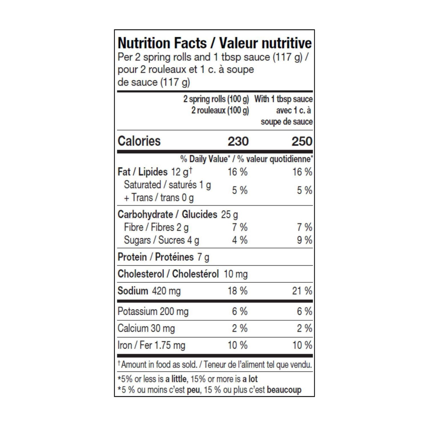 SUMM! Crispy Chicken Spring Rolls, 6 pieces spring rolls with 1 package of sauce, 350g