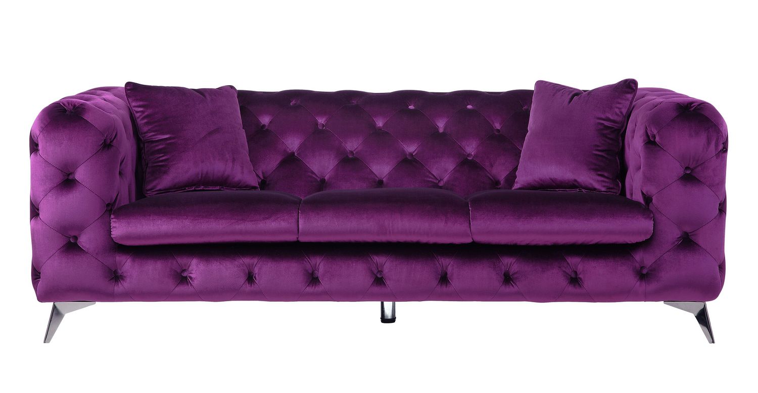 ACME Atronia Sofa in Purple Fabric