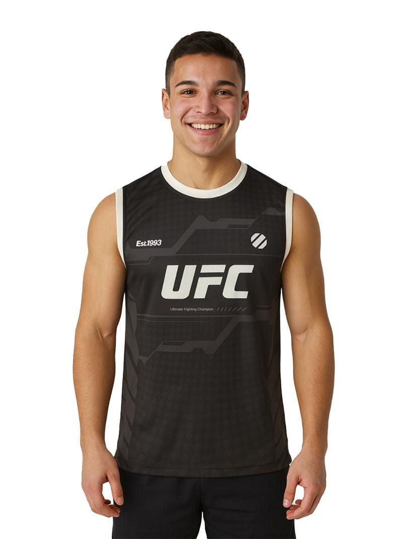 Débardeur gris style maillot UFC