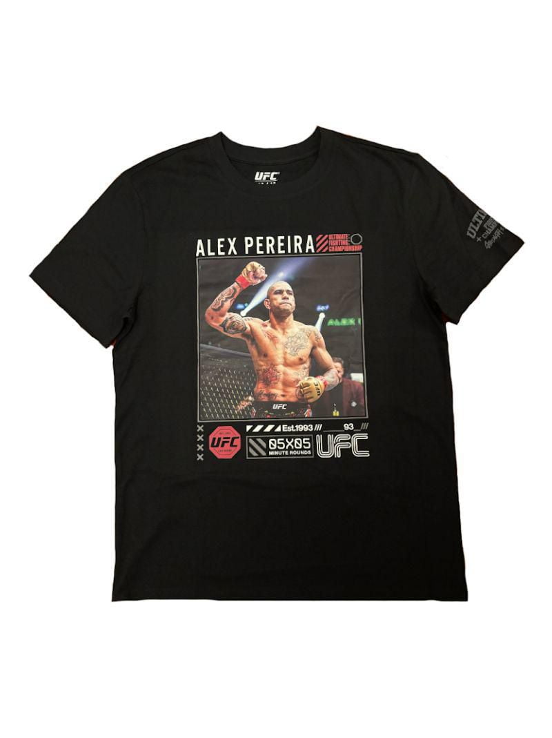 T-shirt homme UFC mettant en vedette le champion Alex Pereira