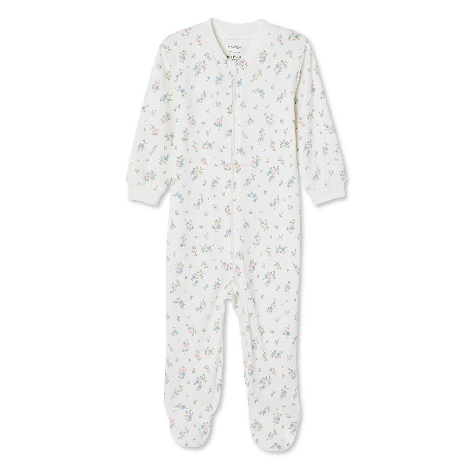 George Baby Girls' Sleeper, Sizes 0-24 months