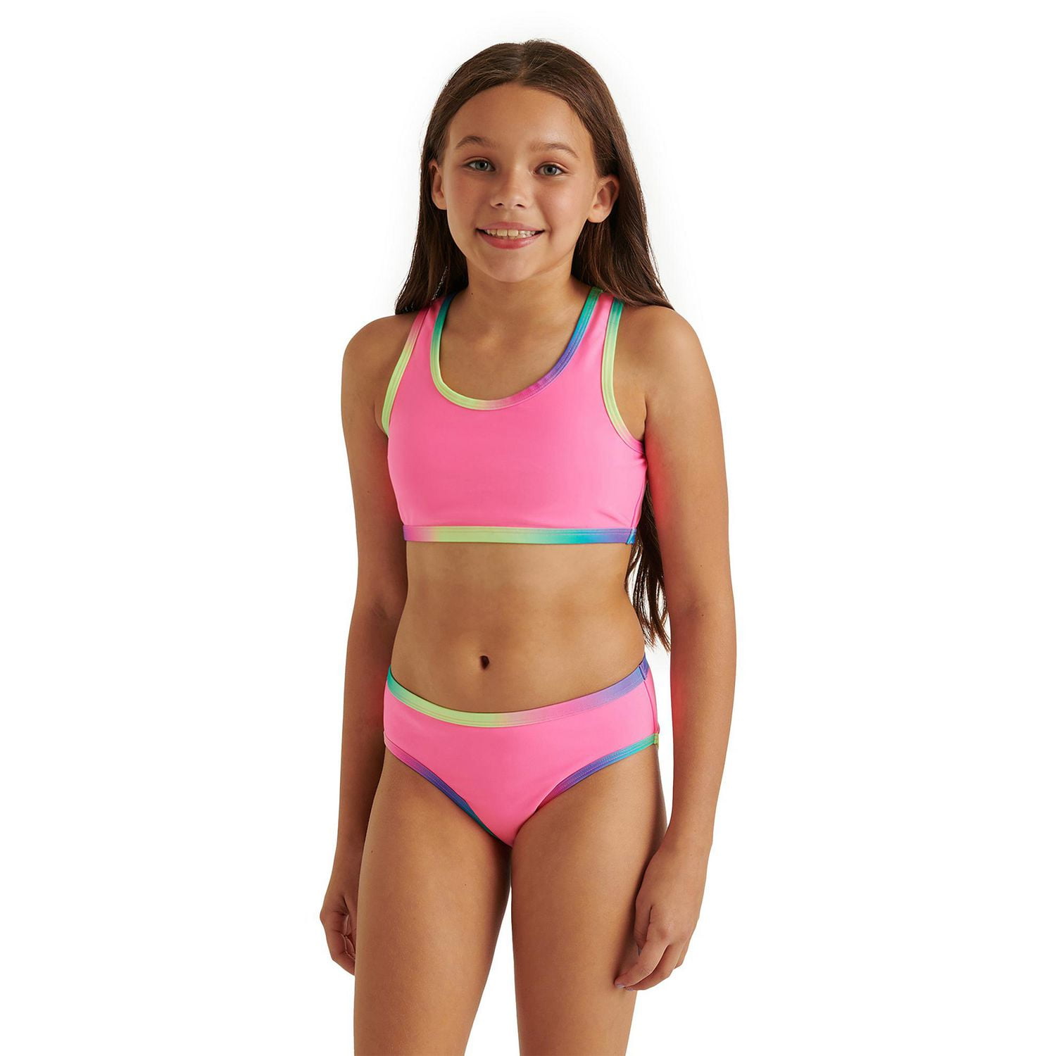 Bikini 2 pièces de style bandeau Justice pour filles