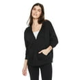 thumbnail image 1 of No Boundaries Women's Oversized Zip-Up Hoodie, 1 of 6